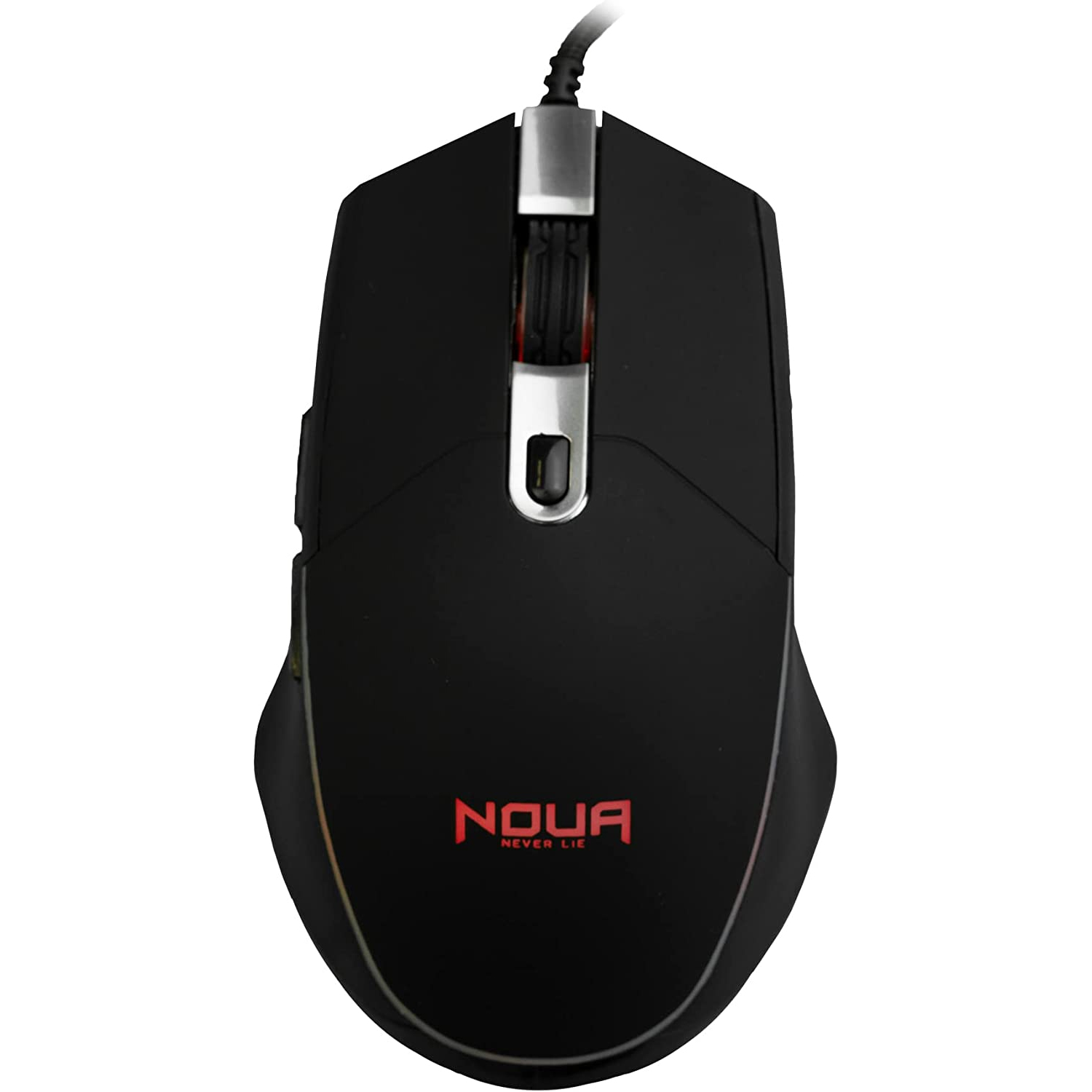 Mouse usb gaming noua neon illuminazione led a 4 colori